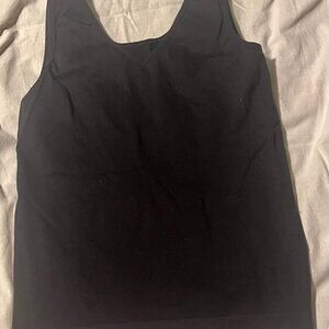 Black spandex tank top